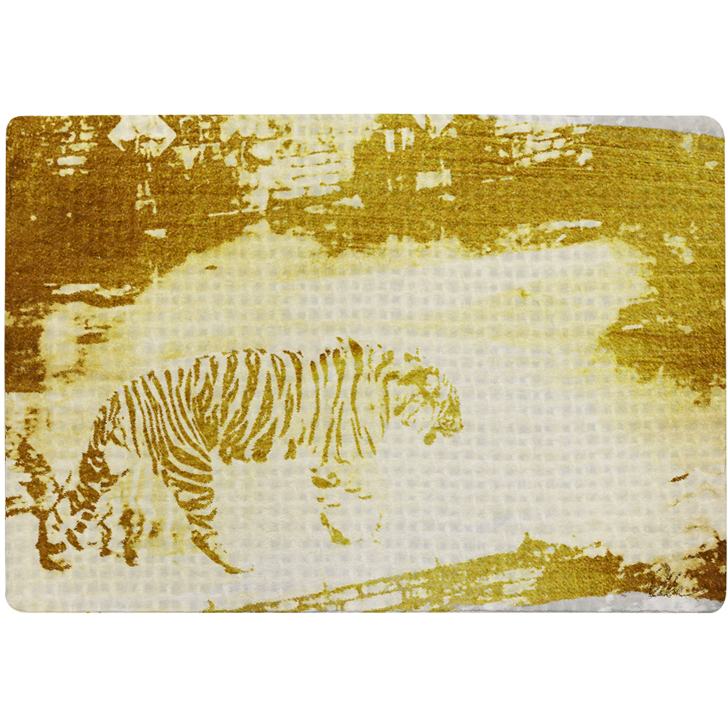 Golden Tiger Search Rug