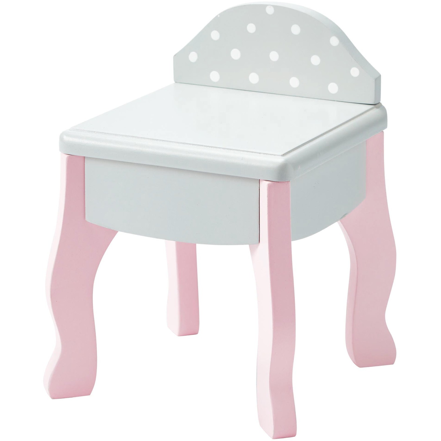 Olivia's Little World Wooden Baby Doll Crib with a Cabinet and Two C