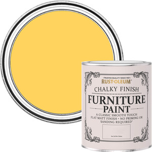 Rust-Oleum Chalky Furniture Paint - Lemon Jelly 750ml