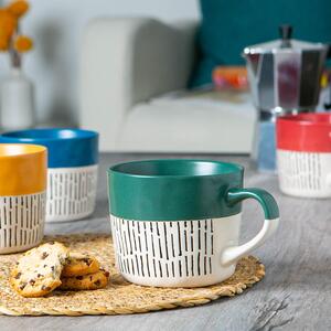 475ml Dipped Dash Stoneware Coffee Mug