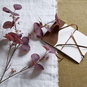 Burgundy Berried Eucalyptus Seasonal Accent