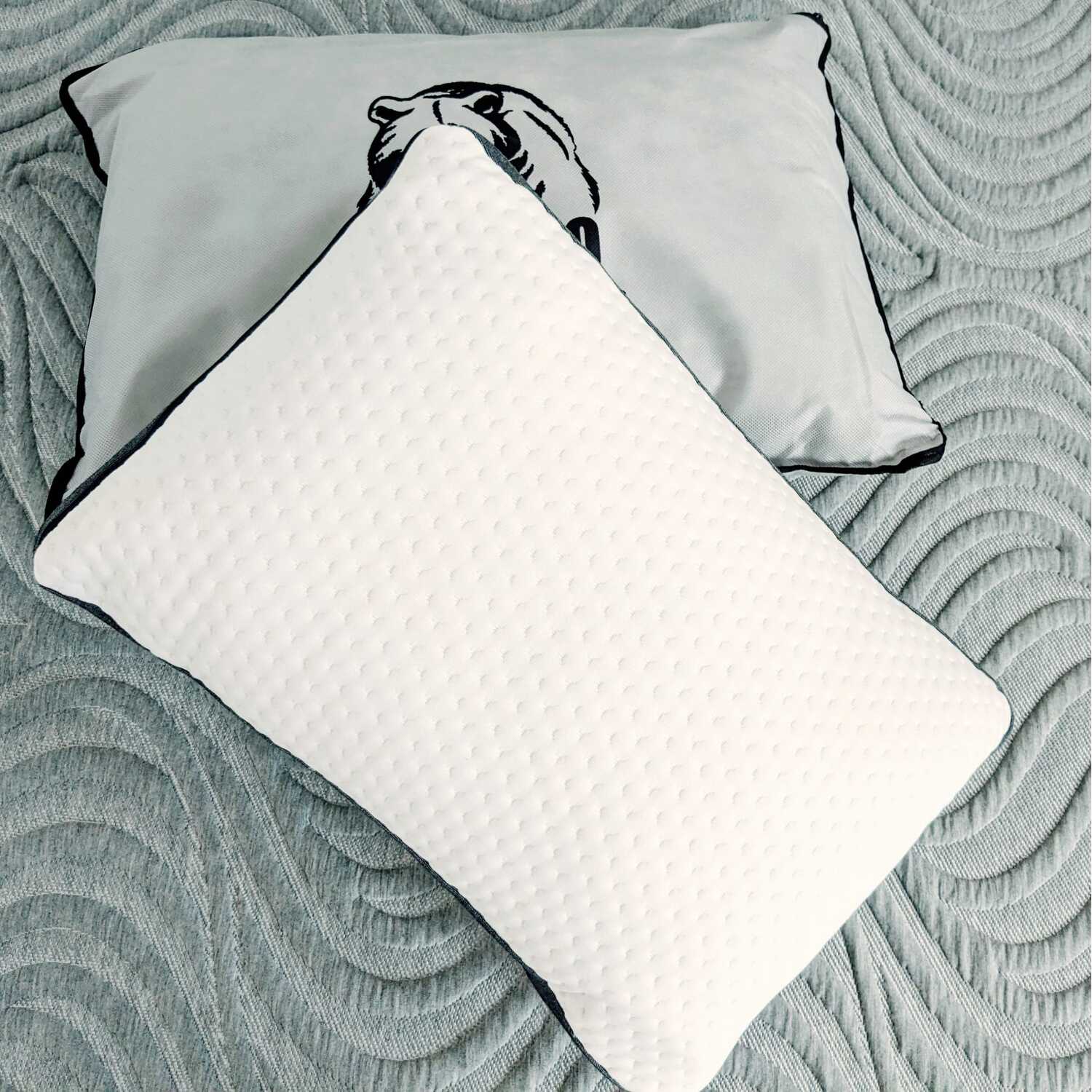 Viscogel Dream Pillow - Grey Memory Foam And Viscogel