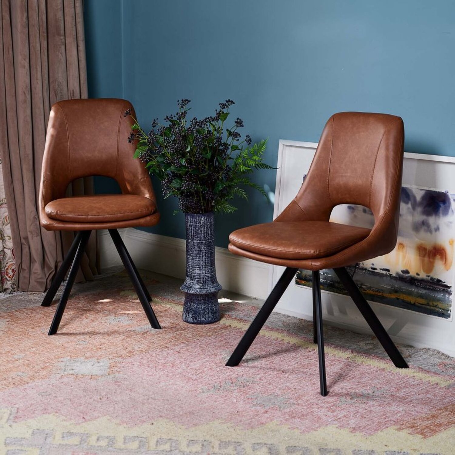 Woods Furniture - Sebastian Dining Chair (Set of 2) - Tan thumbnail