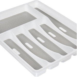 6 Compartment Cutlery Tray Kitchen Drawer Organiser