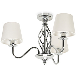 Memphis Chrome 3 Way Ceiling Light