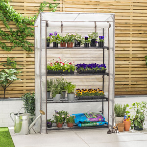 4 Tier Large Growhouse with Reinforced Cover
