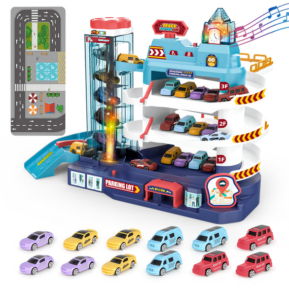 Vehicle Garage Track Set