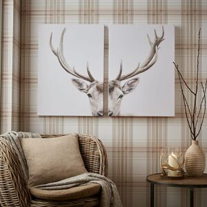 Regal Stag Hand Painted Canvas