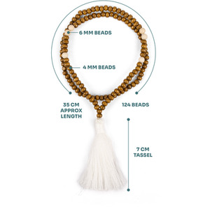 Grounding Myga Mala Bead Necklace shot 5652096