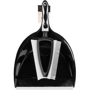 Dustpan and Rubber Squeegee
