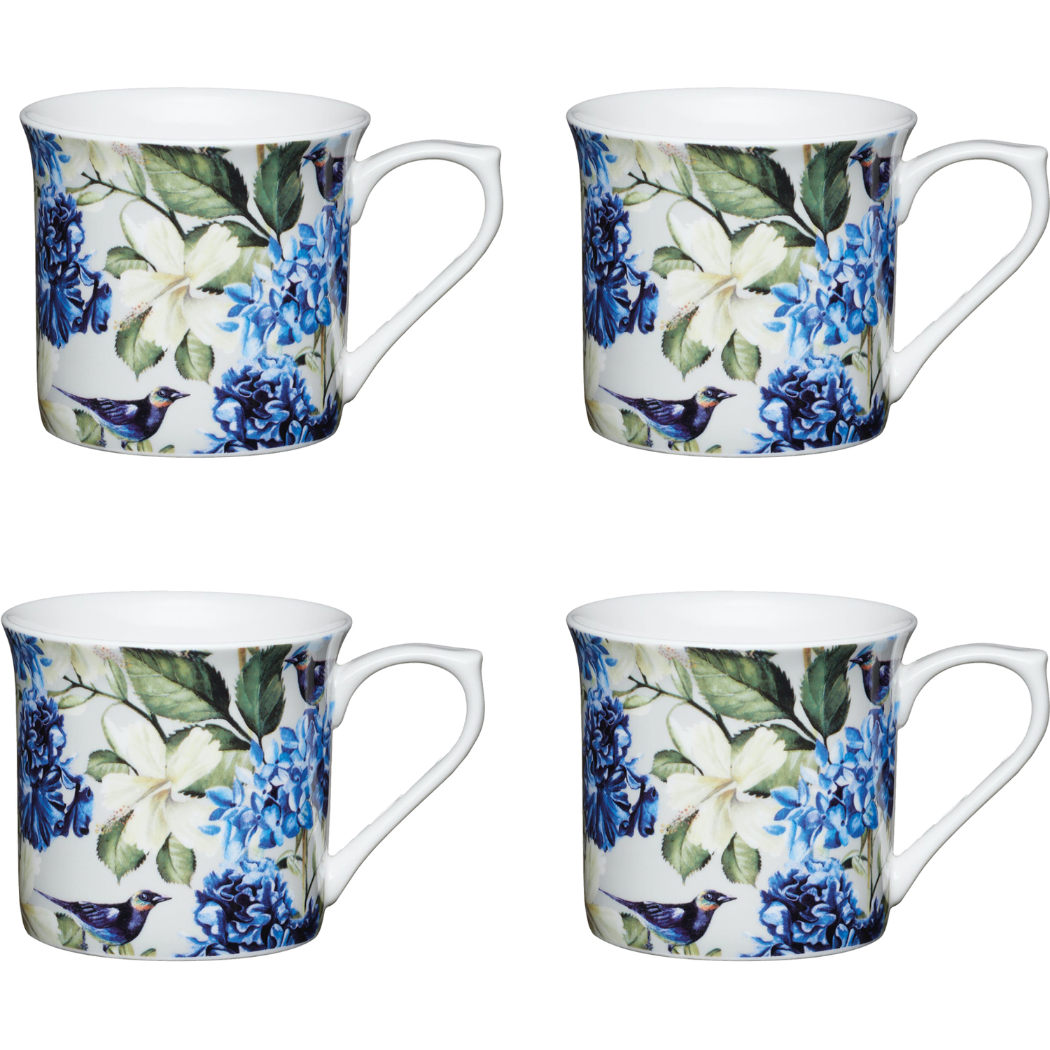 Image of Set of 4 KitchenCraft Fluted China&hellip;