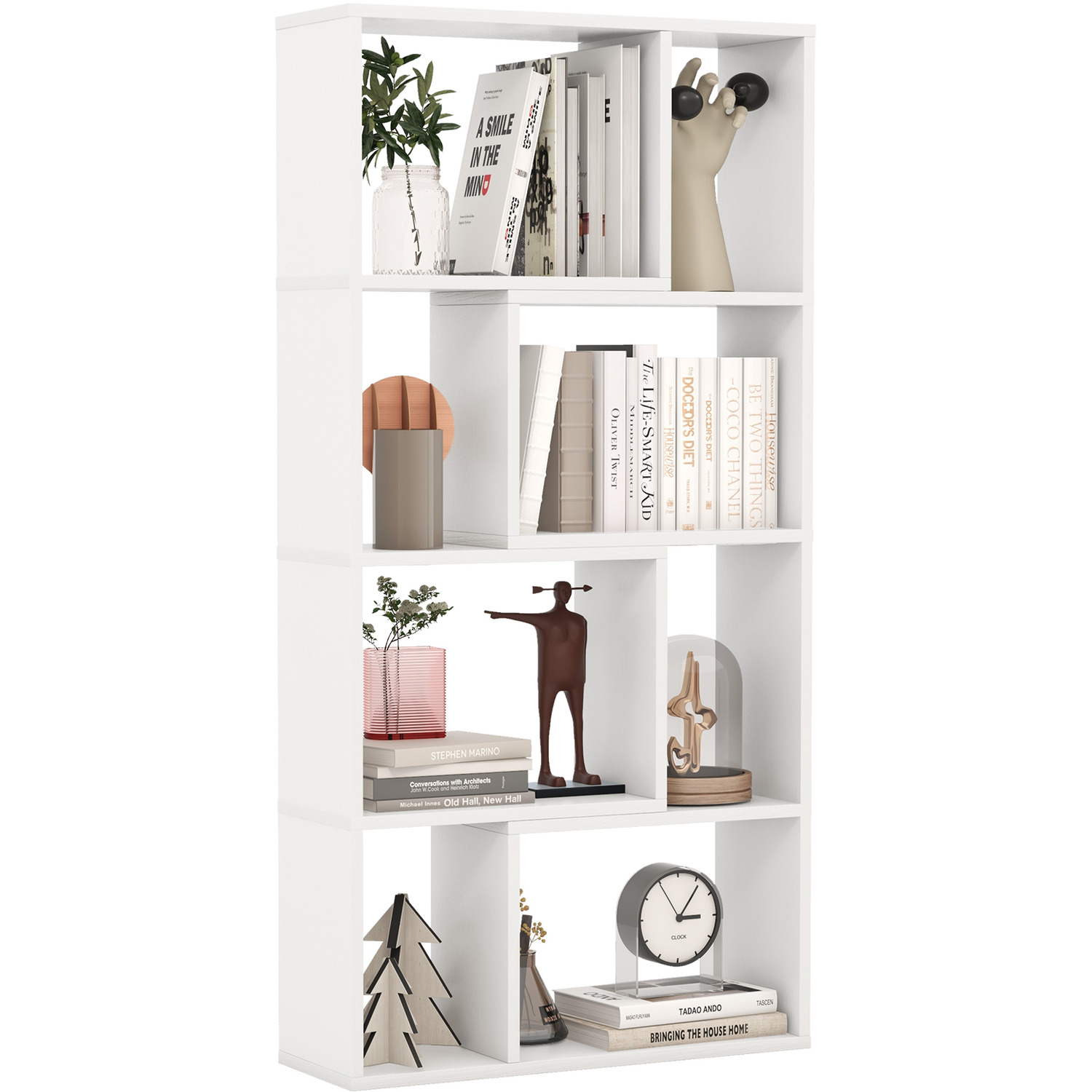 8-cube Storage Organiser - White