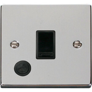 Polished Chrome 1 Gang 20A DP Switch With Flex