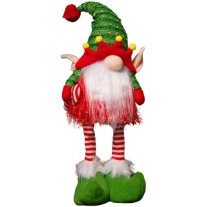 Battery Operated Light up Christmas Elf Gonk with LEDs