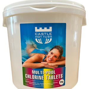 5kg Castle Hot Tubs Multifunctional Chlorine Tablets 200g