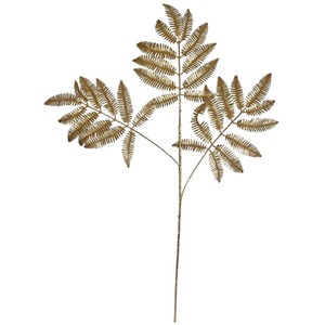 Artificial Metallic Fern Stem 95cm