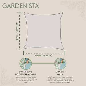 Macaw Print Garden Cushion Cover Outdoor Covers
