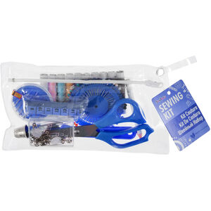 Sewing Kit In Clear Pencil Case
