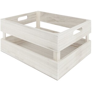 Large Natural Wooden Crate