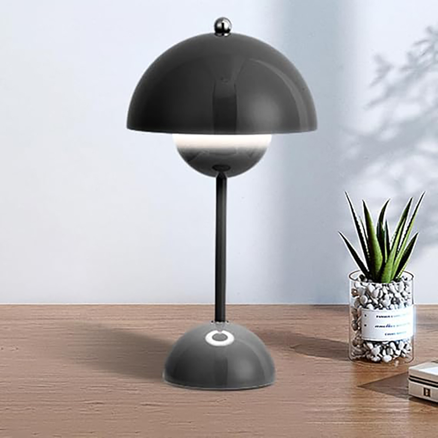 Image of Black Flower Shape Dimmable LED Desk&hellip;