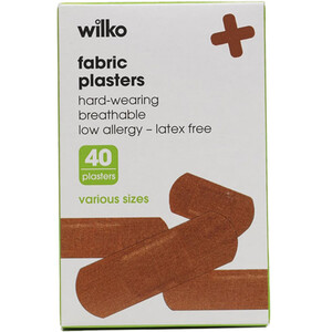 Pack of 40 Fabric Plasters