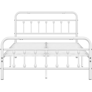 White / Double Yaheetech Vintage Metal Bed Frame shot 10695275