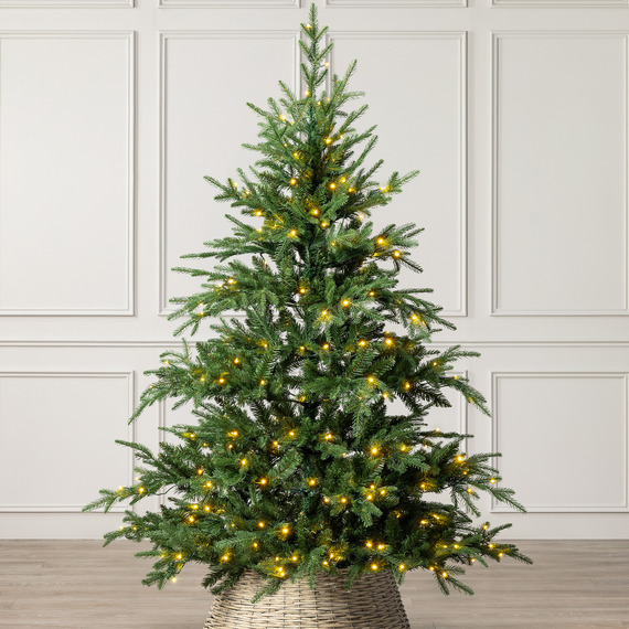 Pre-Lit Nordmann Fir Christmas Tree