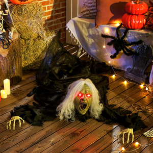 Outsunny Halloween Animated Crawling Zombie,