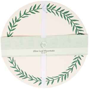 Pack of 4 Olive Leaf Placemats