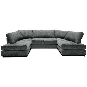 CAMBRIDGE U Shape Soft Chenille Full Back Sofa