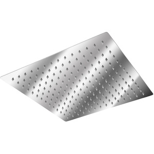 Shower Head, Square Rain Shower With Ball Joint, Stainless Steel
