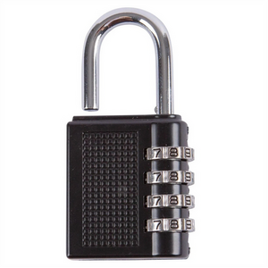 4-Digit Combination Padlock Zinc Alloy Body Outdoor Security