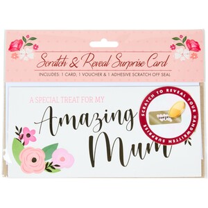 Mothers Day Scratch and Reveal Surprise Card