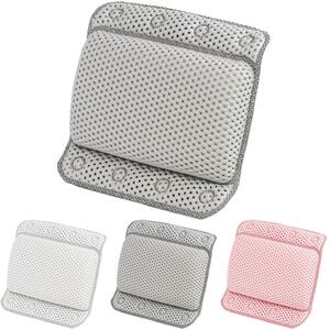 Comfortable Bath Pillow Ergonomic Head and Neck Support