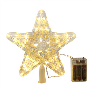 Lifeideas Warm White LED Star Tree Topper