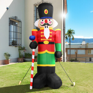 2.4M Inflatable Christmas Nutcracker Soldier