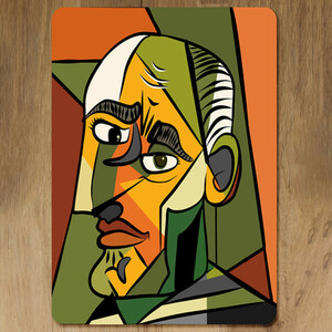 frowning man closeup Designer Placemat Set