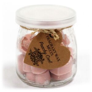 Peachy Cool Soy Wax Melts in Glass Jar
