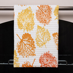 Hand Drawn Boho Spring Kitchen Towel
