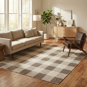 Azura Check Rug