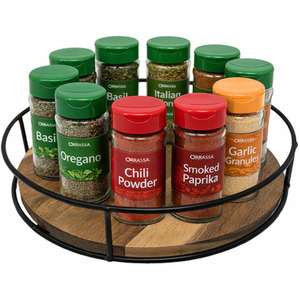 Acacia Round Lazy Susan Cupboard Organiser