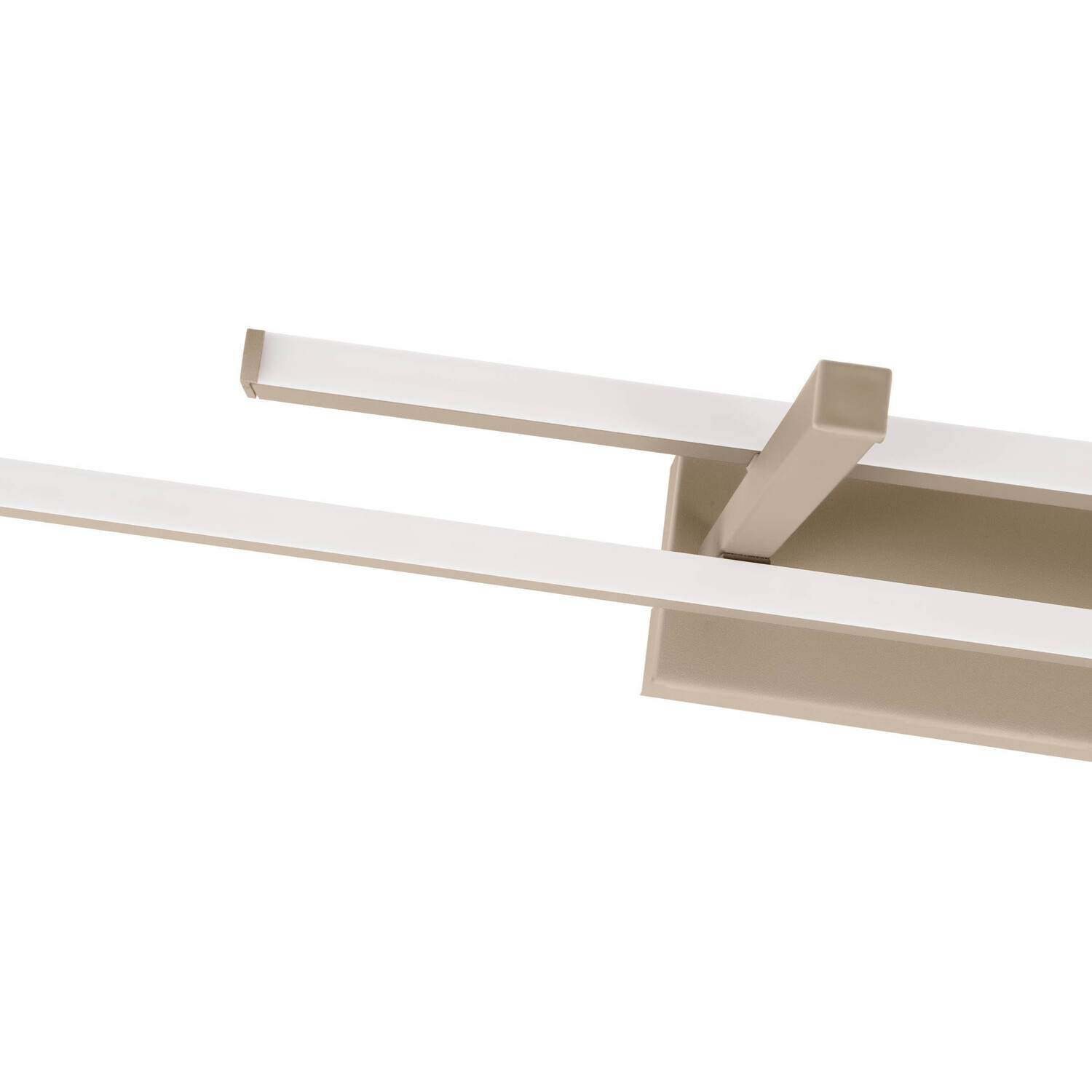 Eglo Trepiliano Aluminium And Steel Modern Led Linear Ceiling Light Sandy - Beige