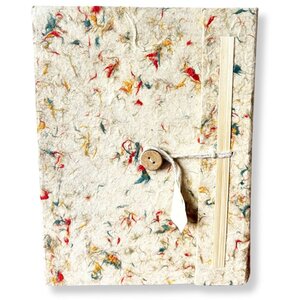 Mini Lokta  Cotton Color Notebook Handmade Compact