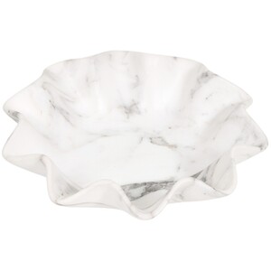 Wavy Marble Display Bowl