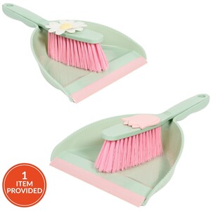Flower Dustpan and Brush