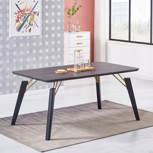 Single Cosmo LUX Rectangular Wooden Dining Table for Dining Room