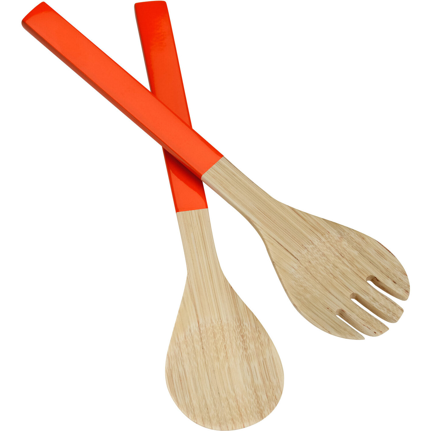 Kyoto Orange Salad Servers - Orange