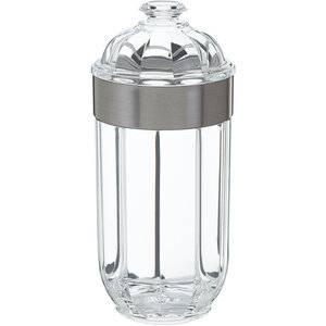 Guan Large Silver Acrylic Storage Jar
