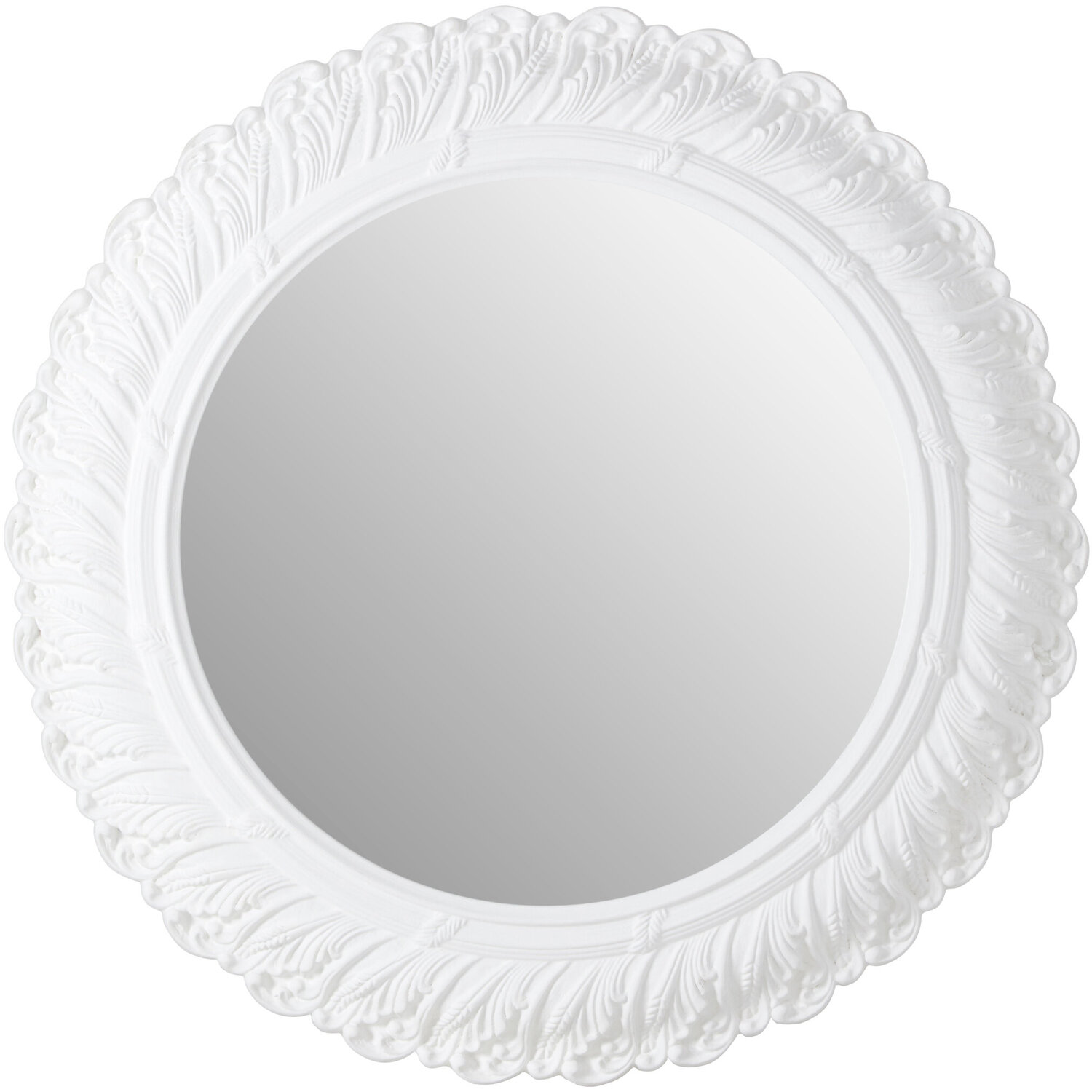 Interiors By Premier Avelene Rectangular Wall Mirror - White