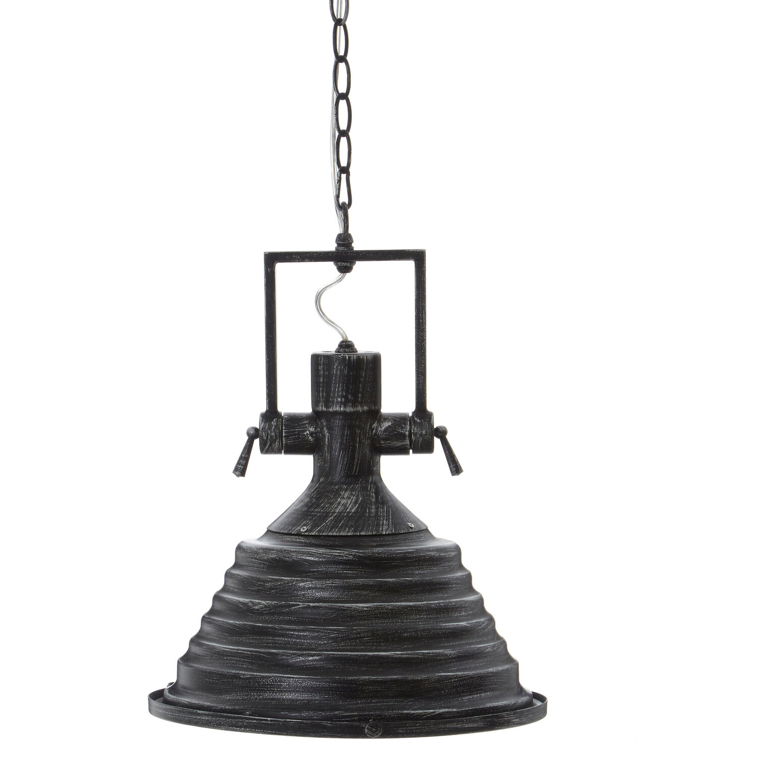 Lexington Black and Silver Pendant Light - Black